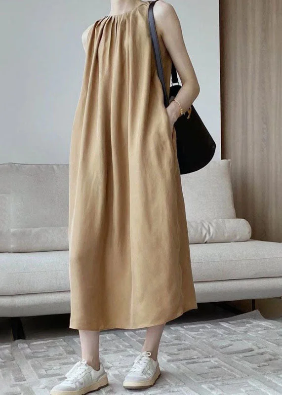 Best Deals casual knit dresscasual knit dressModern Khaki O-Neck Wrinkled Cotton A Line Holiday Dress Sleeveless Best Deals casual knit dresscasual knit dressModern Khaki O-Neck Wrinkled Cotton A Line Holiday Dress Sleeveless