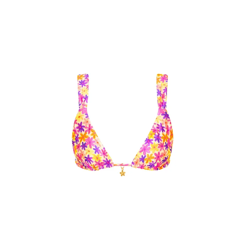 Sneak Peek Sale Slide Bralette Bikini Top - Daisy Dreamer
