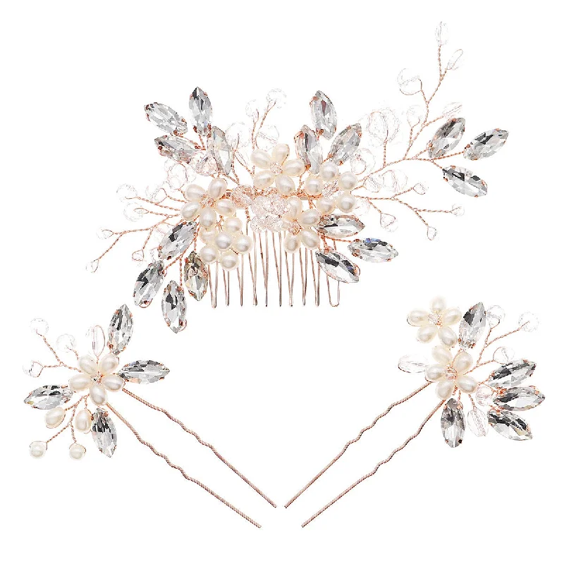 Don't Wait vintage-inspired dressvintage-inspired dressWedding Hair Comb Pearl Forest Bride Hair Accessories ，Set of 3 734482274608