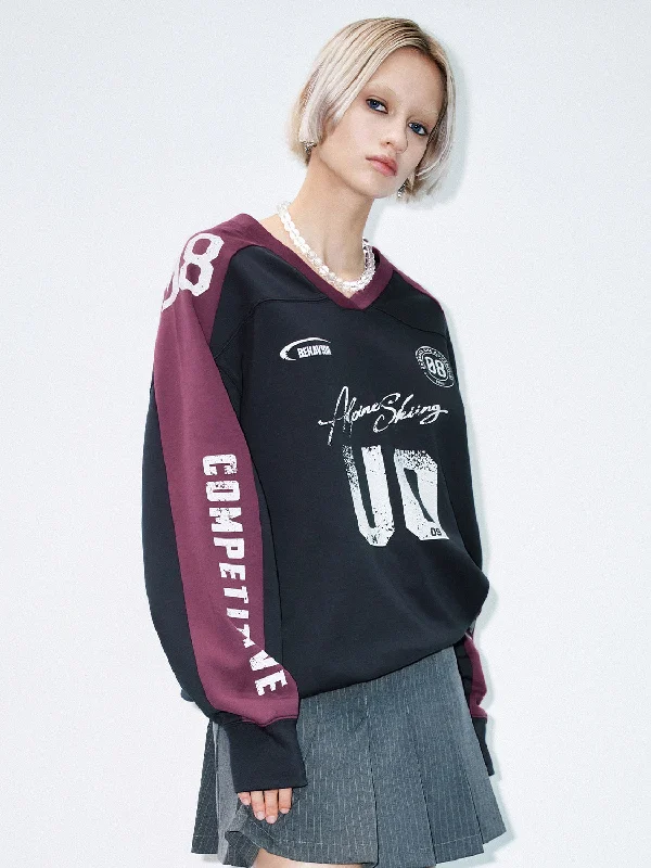 Friends and Family Sale Loose Printed Sweatshirts