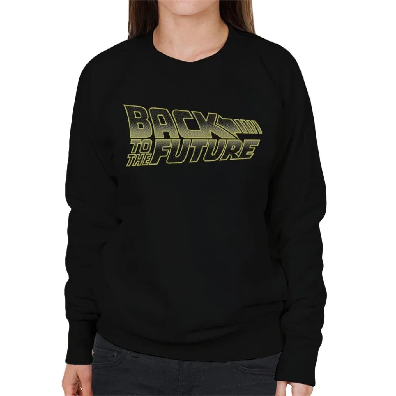 stylish sports hoodieBack to the Future Gold Logo Women's Sweatshirt