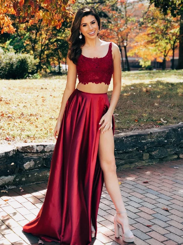 Huge Discounts trendy wrap dresstrendy wrap dressBurgundy Two Pieces Lace Satin Long Prom Dresses with High Split, Two Pieces Burgundy Formal Dresses, Lace Burgundy Evening Dresses 2019 Huge Discounts trendy wrap dresstrendy wrap dressBurgundy Two Pieces Lace Satin Long Prom Dresses with High Split, Two Pieces Burgundy Formal Dresses, Lace Burgundy Evening Dresses 2019