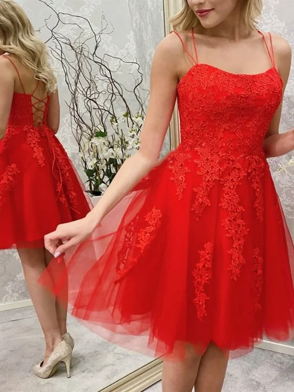 Price Rollback elegant dresselegant dressPrincess Short Red Lace Prom Dresses, Red Lace Homecoming Dresses, Short Red Formal Evening Dresses