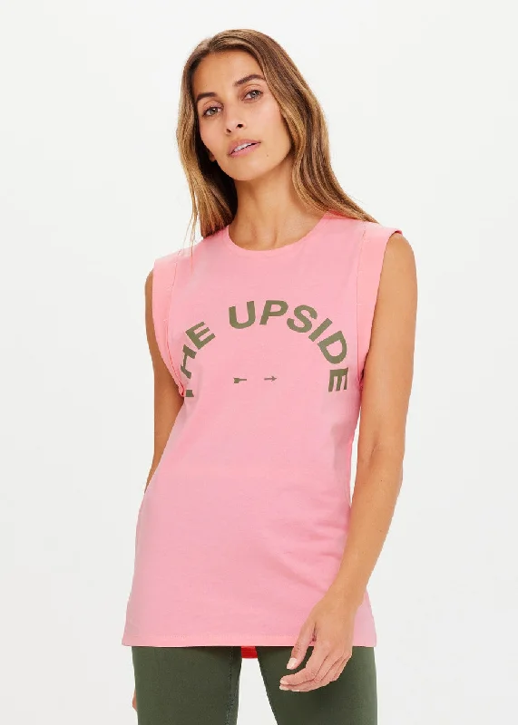 YEAR-End Clearance warm workout hoodieMUSCLE TANK PEONY