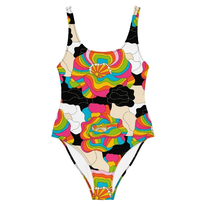Savings Bonanza RAINBOW POPPY - One-Piece Swimsuit