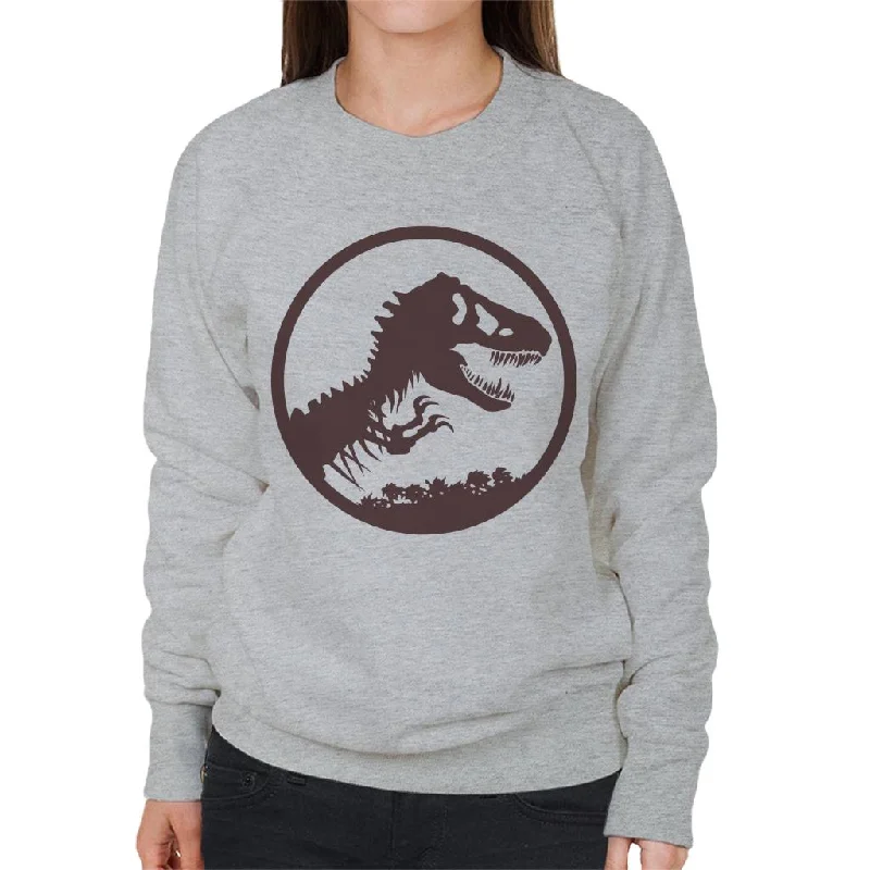 Clearance Sale versatile gym hoodieJurassic Park T Rex Skeleton Icon Women's Sweatshirt