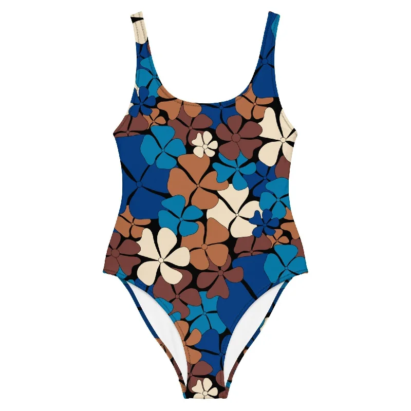 Closeout ADELIE blue brown - One-Piece Swimsuit