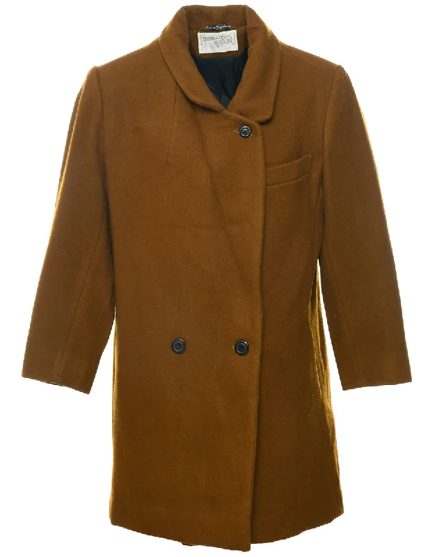 cold weather coatDouble Breasted Wool Coat - M