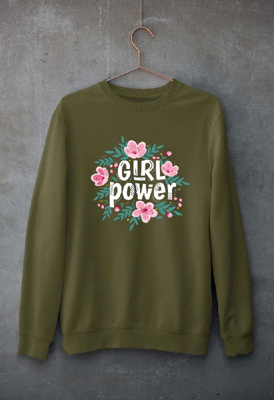 Stock Clearance urban workout sweatshirtFeminist Girl Power Unisex Sweatshirt for Men/Women Stock Clearance urban workout sweatshirtFeminist Girl Power Unisex Sweatshirt for Men/Women