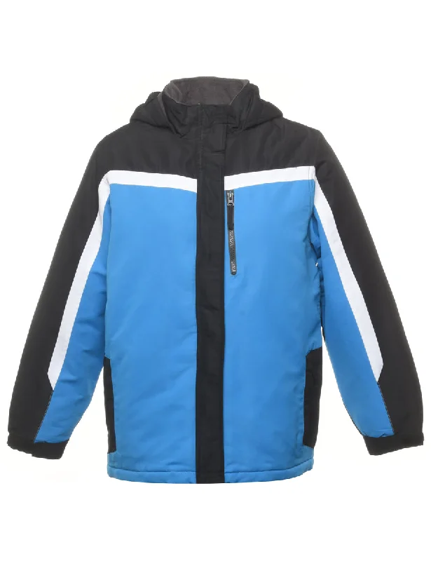Hurry In classic bomber jacketBlue Ski Jacket - L
