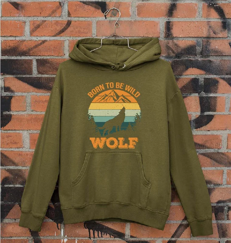 Hurry In fashion hooded jacketWolf Unisex Hoodie for Men/Women