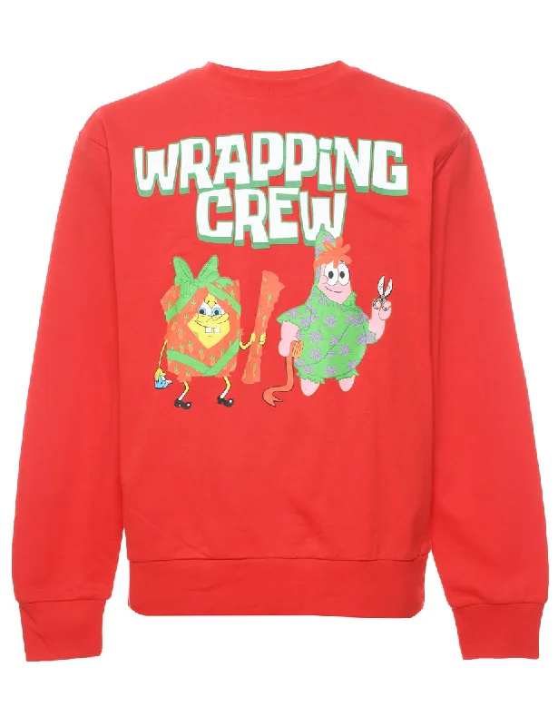 Shop and Save modern coatWrapping Crew Christmas Sweatshirt - M