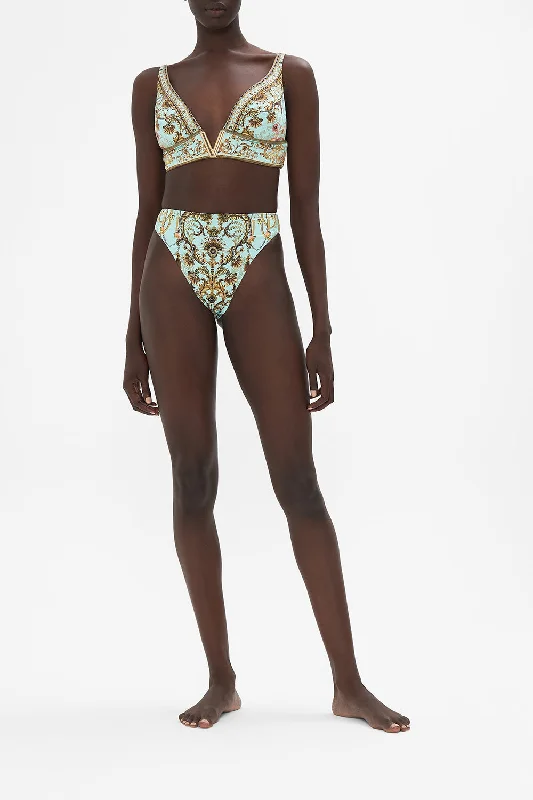 Steals and Deals V NECK HARDWARE BRA ADIEU YESTERDAY