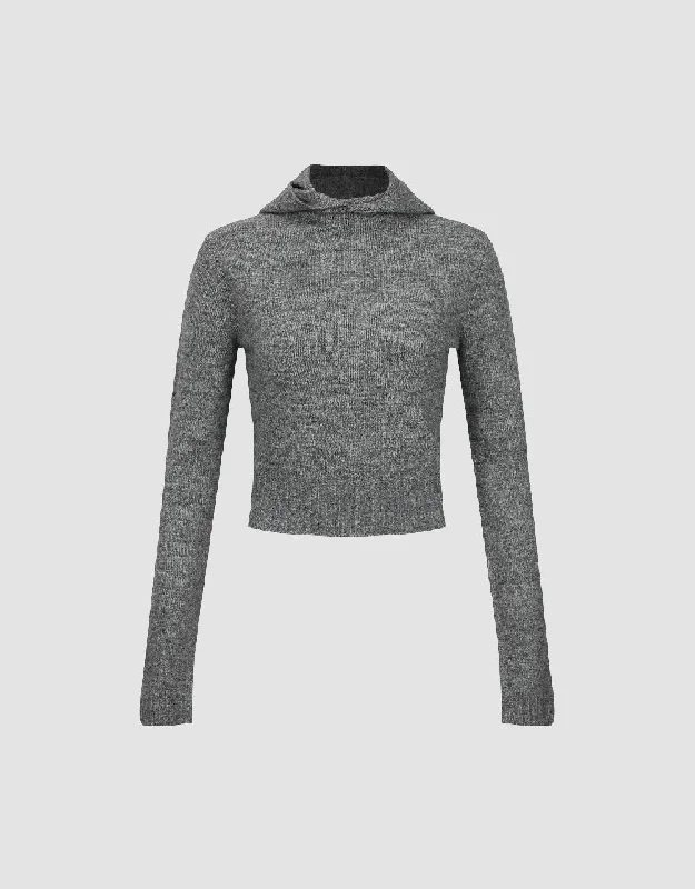 Quick Sale Hooded Knitted T-Shirt