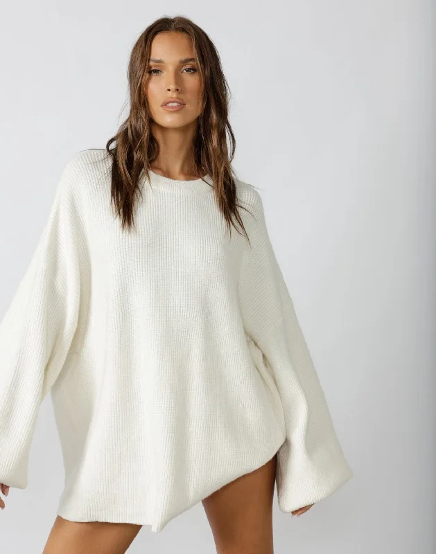 Take Advantage Cody Oversized Jumper (Cream)