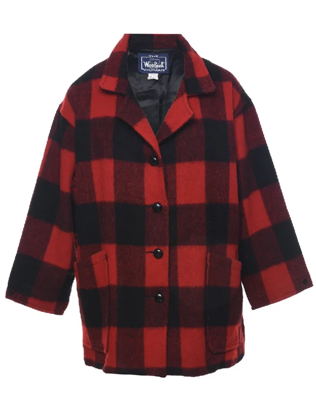 trendy casual outerwearWoolrich Wool Coat - L