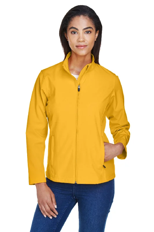 urban street coatTeam 365 Womens Leader Windproof & Waterproof Full Zip Jacket - Athletic Gold