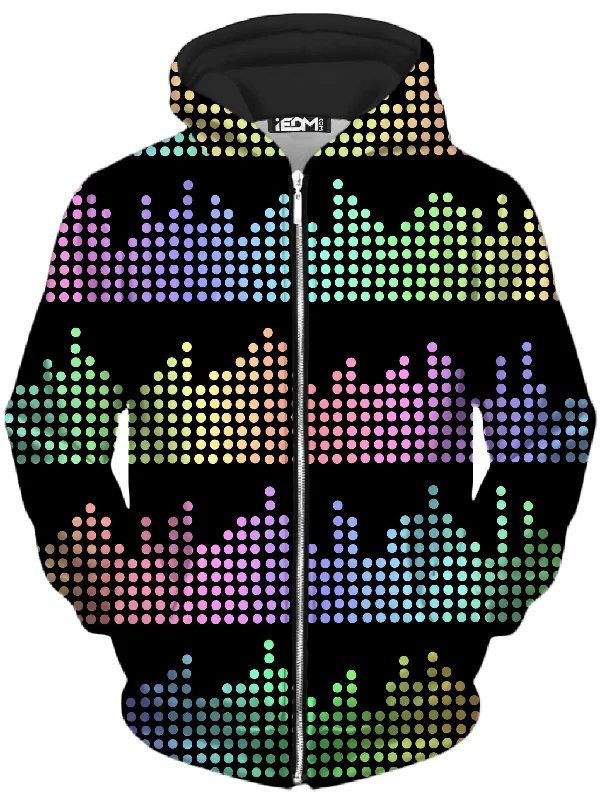 Don't Miss zippered hoodieEqualizer Beats Unisex Zip-Up Hoodie