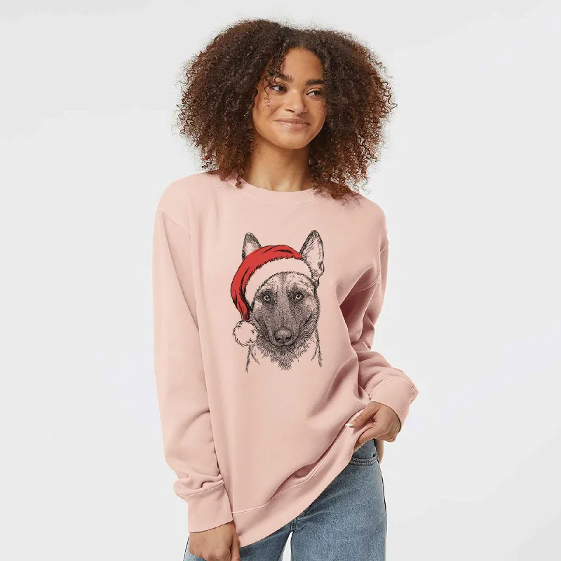 Limited Time Discount comfy workout wear hoodieSanta Gunther the Belgian Malinois - Unisex Pigment Dyed Crew Sweatshirt Limited Time Discount comfy workout wear hoodieSanta Gunther the Belgian Malinois - Unisex Pigment Dyed Crew Sweatshirt