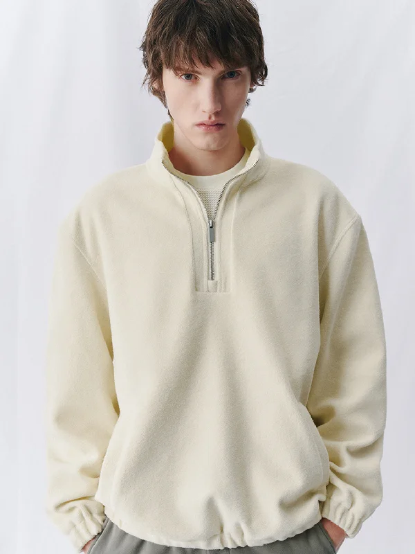 Factory Direct Sale Zip Half Placket Sweatshirts