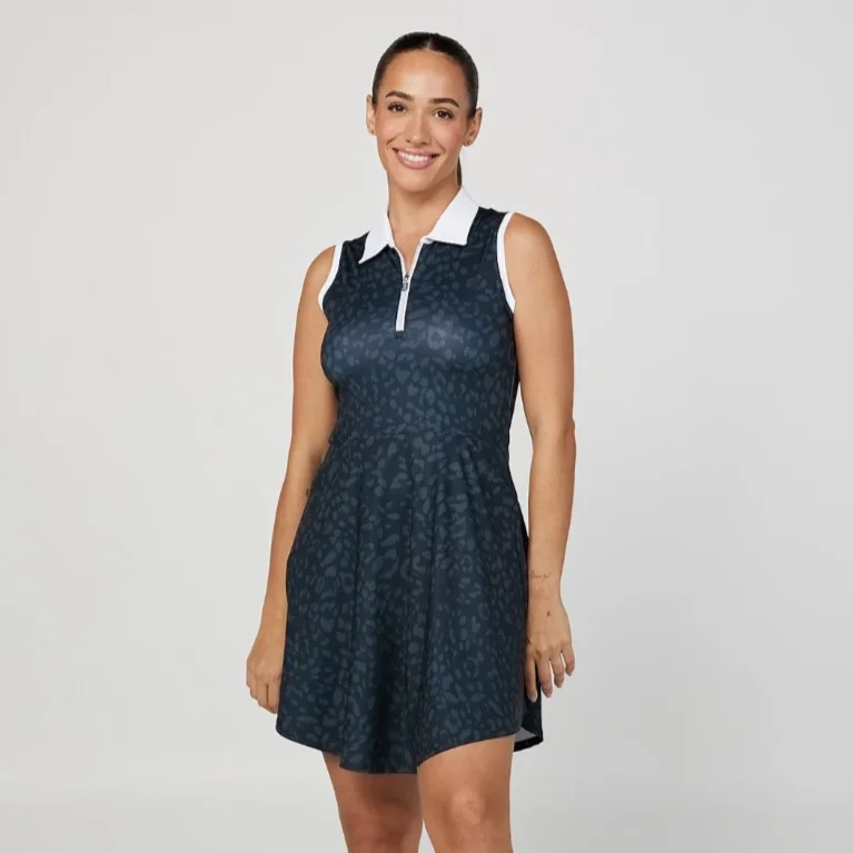 Super Sale casual shift dresscasual shift dressSofibella Isla Bonita Golf Dress - Darcy Leopard