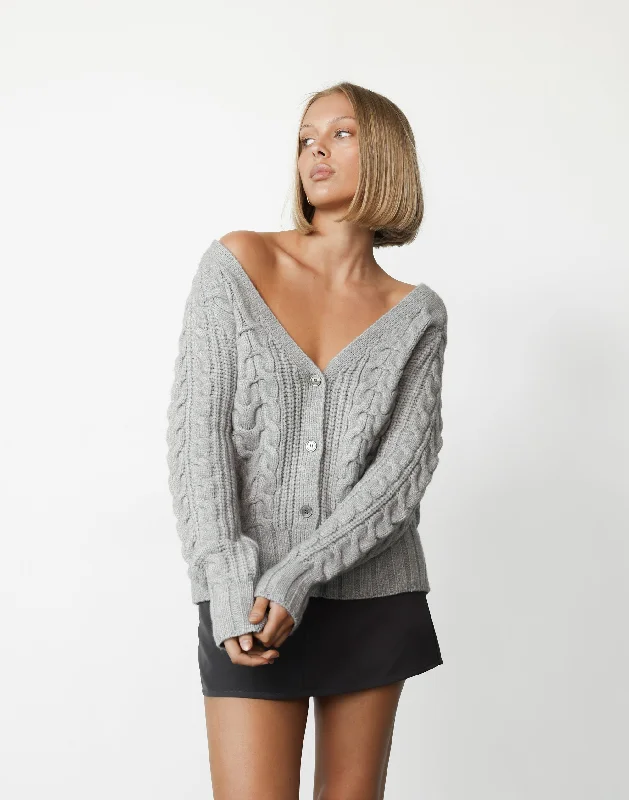 Huge Discounts Bailey Cardigan (Grey)