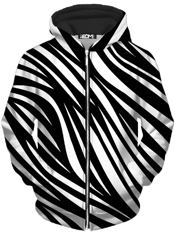 Price Cut versatile hoodieSafari Print Unisex Zip-Up Hoodie