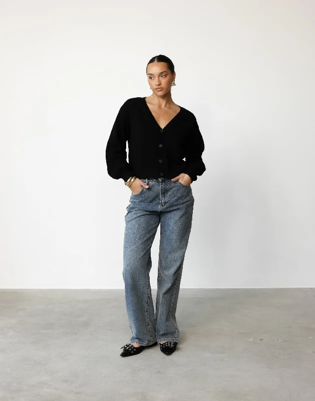 Online Only Ainara Cardigan (Black)