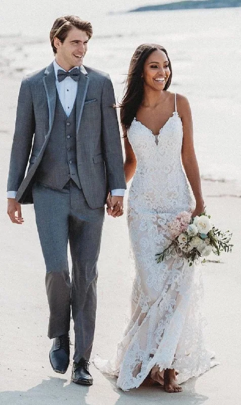 Flash Sale flowy maxi dressflowy maxi dressFitted Spaghetti Straps Lace Champagne Wedding Dress