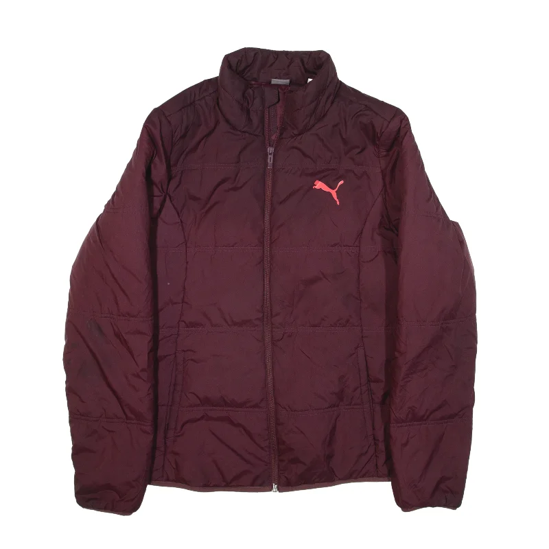 Clearance Sale graphic coatPUMA Insulated Puffer Jacket Maroon Womens M