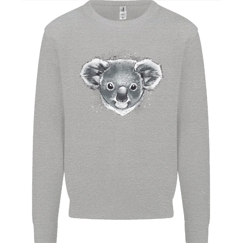 Savings Galore bold fitness hoodieA Koala Bear Head Mens Sweatshirt Jumper