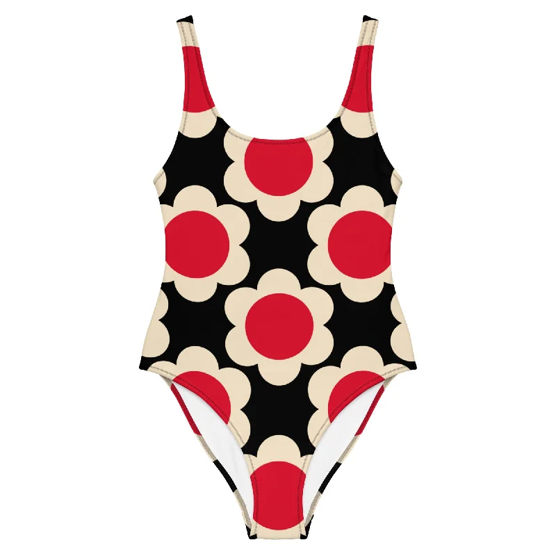 Deal Explosion ELLIE red black - One-Piece Swimsuit