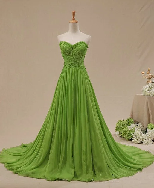Special Buy chic slip dresschic slip dressSweetheart Green Evening Dress