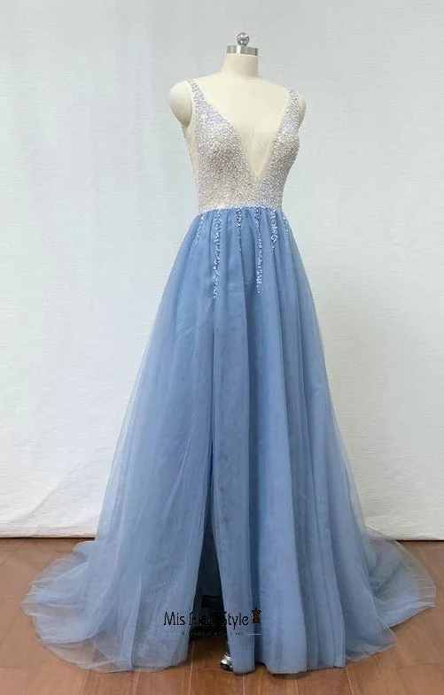 Huge Savings sophisticated dresssophisticated dressHandmade Beaded Low Back Prom Dress
