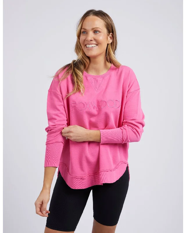 Don't Miss Foxwood Simplified Crew - Bright Pink
