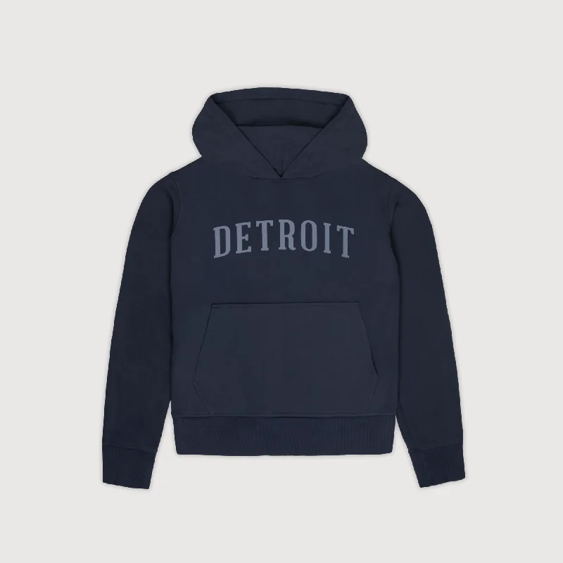 vintage hoodieWomen's Classic Detroit Hoodie - Navy