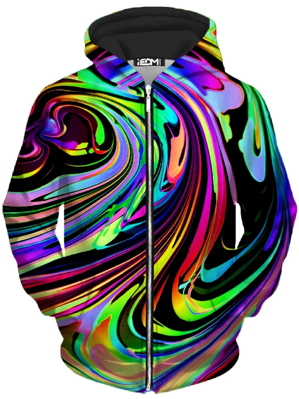 Super Sale pullover hoodieCosmic Swirl Unisex Zip-Up Hoodie