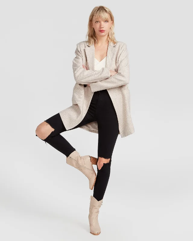 Clearance Event fashion coat with hoodKensington Oversized Coat - Natural