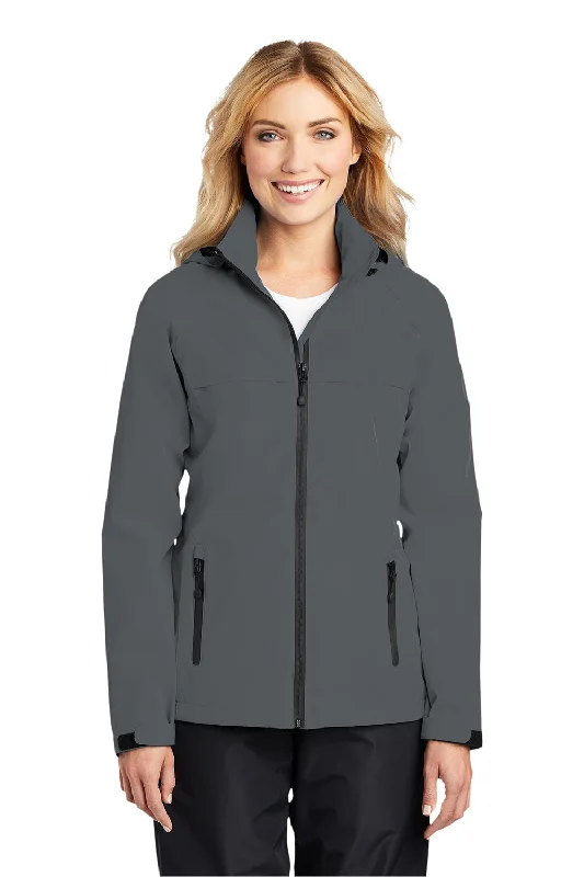 Best Deals fashionable quilted coatPort Authority Womens Torrent Waterproof Full Zip Hooded Jacket - Magnet Grey Best Deals fashionable quilted coatPort Authority Womens Torrent Waterproof Full Zip Hooded Jacket - Magnet Grey