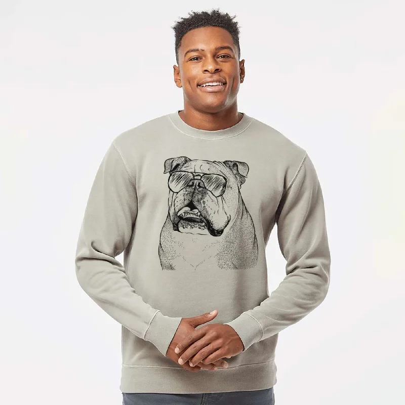 Must-Have Deals performance workout sweatshirtAviator Piggy the English Bulldog - Unisex Pigment Dyed Crew Sweatshirt Must-Have Deals performance workout sweatshirtAviator Piggy the English Bulldog - Unisex Pigment Dyed Crew Sweatshirt