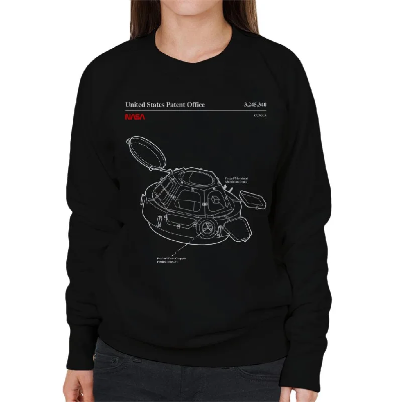 While Supplies Last breathable workout hoodieNASA Cupola Observation Hatch Blueprint Women's Sweatshirt While Supplies Last breathable workout hoodieNASA Cupola Observation Hatch Blueprint Women's Sweatshirt