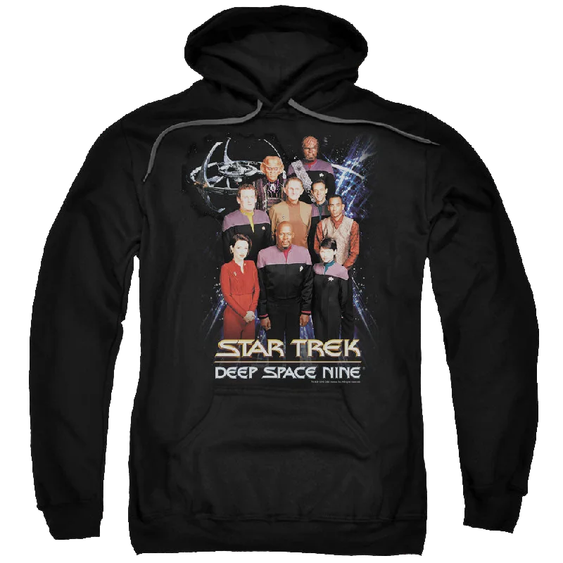 Bonus Savings performance hoodie for gymStar Trek Deep Space Nine Ds9 Crew - Pullover Hoodie