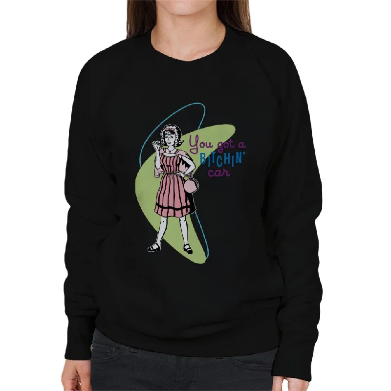 warm workout hoodieAmerican Graffiti You Got A Bitchin Car Women's Sweatshirt