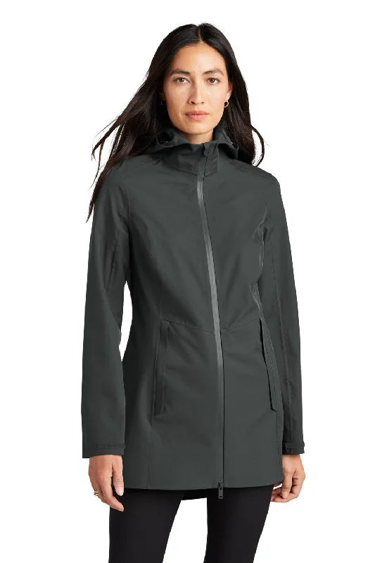 Limited Edition insulated winter jacketMercer+Mettle Womens Waterproof Full Zip Hooded Rain Jacket - Anchor Grey