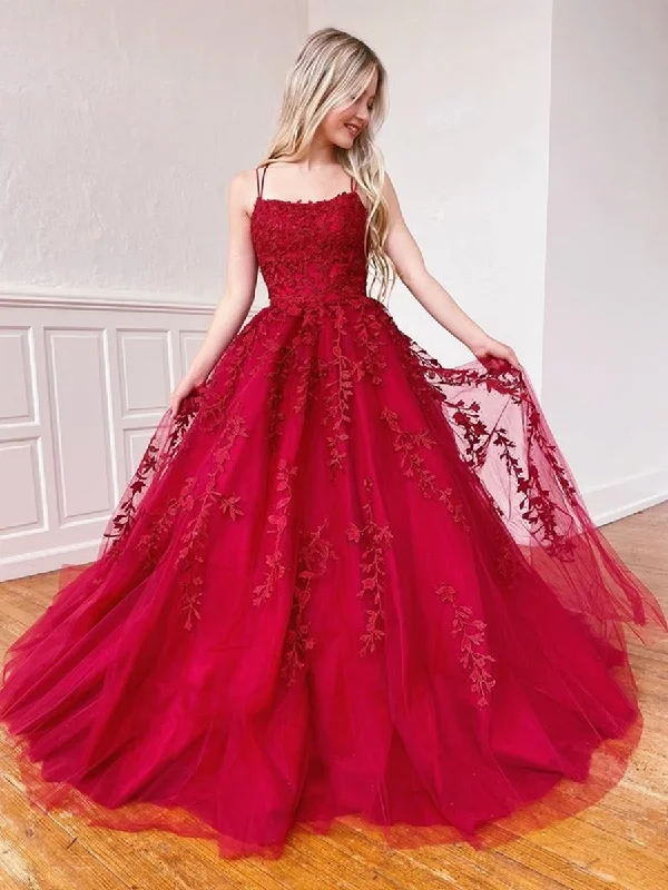Mega Deal party dressparty dressElegant Long Burgundy Lace Prom Dresses, Burgundy Lace Formal Dresses, Wine Red Lace Evening Dresses