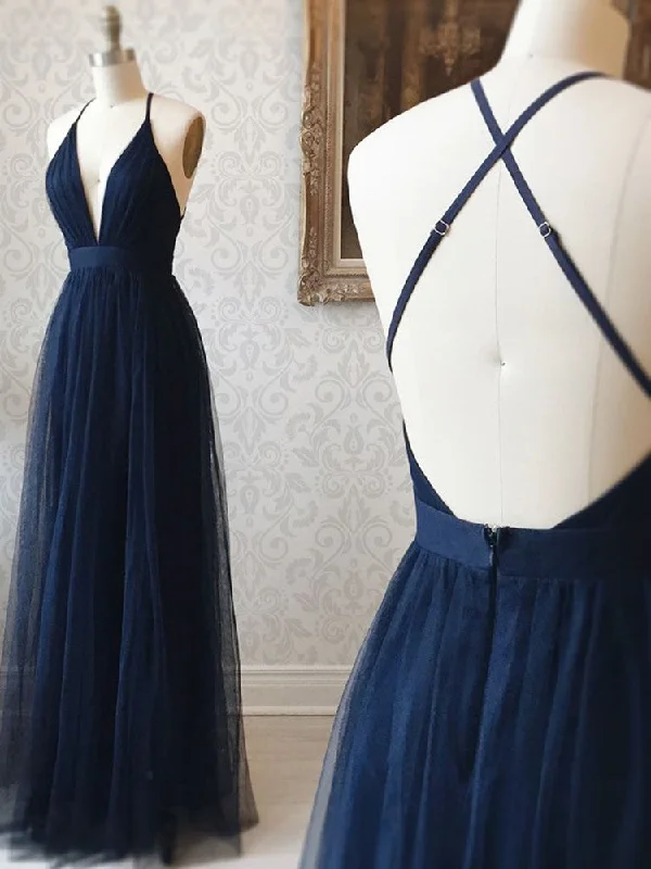 Incredible Offers lace dresslace dressSimple A Line V Neck Backless Navy Blue Prom Dresses, Backless Navy Blue Formal Dresses, Evening Dresses Incredible Offers lace dresslace dressSimple A Line V Neck Backless Navy Blue Prom Dresses, Backless Navy Blue Formal Dresses, Evening Dresses