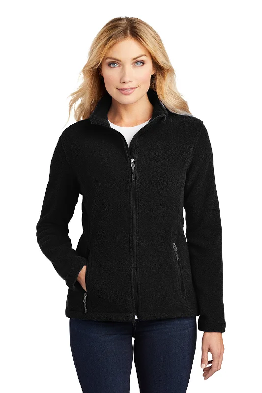 relaxed fit coatPort Authority Womens Full Zip Fleece Jacket - Black