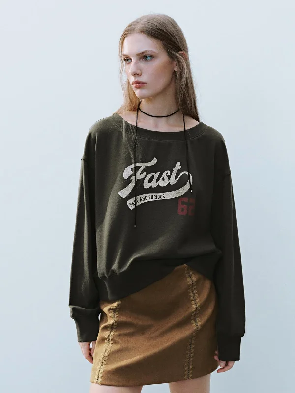 Super Savings Printed Crew Neck Sweatshirts