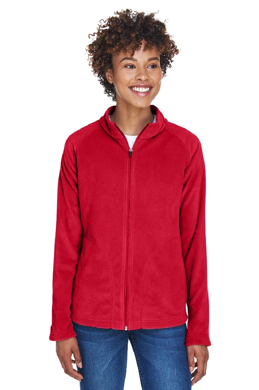 Blowout Deals cozy winter coatTeam 365 Womens Campus Pill Resistant Microfleece Full Zip Jacket - Red