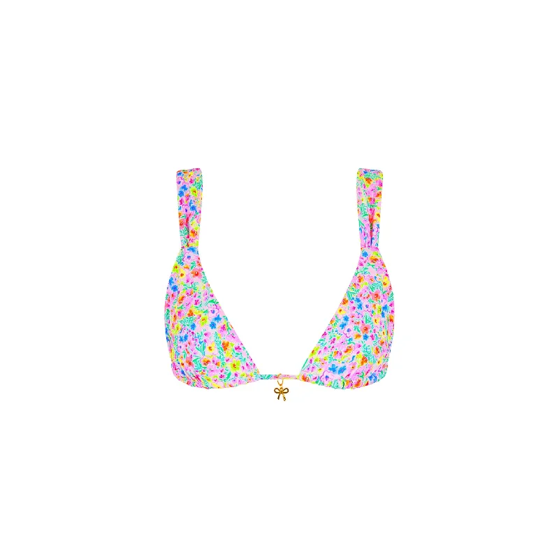 Exclusive Preview Slide Bralette Bikini Top - Moonflower